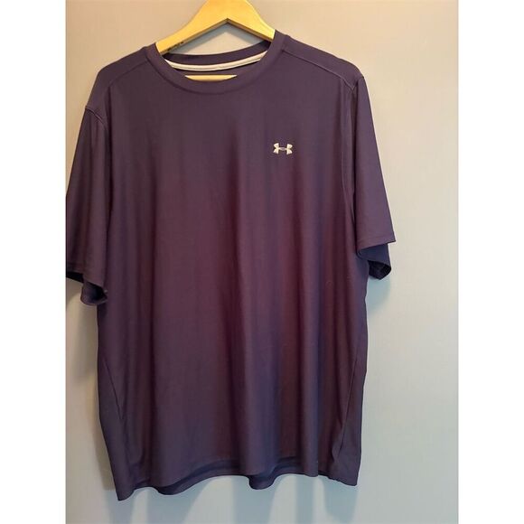 Under Armour Men's XL Blue HeatGear Short Sleeve T-Shirt - Picture 2 of 6